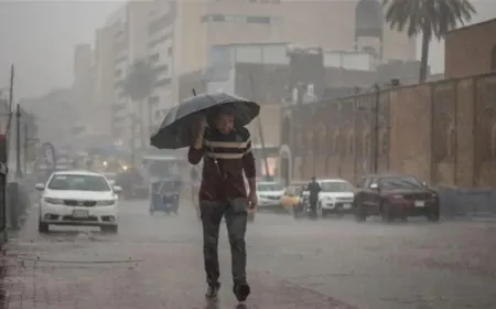 أمطار رعدية وانخفاض في درجات الحرارة على مناطق سورية اليوم