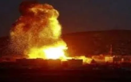 دوي انفجار من جهة مضيق هرمز في جزيرة قشم