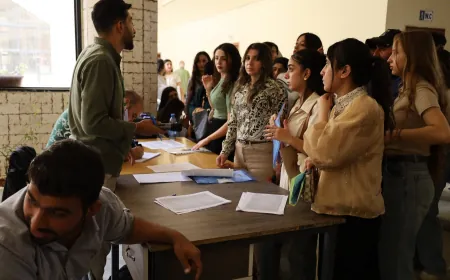 إقبال لافت من طلبة الجزيرة على التسجيل في المفاضلة العامة بجامعة روج آفا