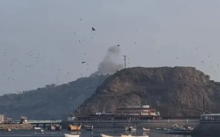 قتلى وجرحى بهجوم حوثي استهدف القصر الرئاسي في عدن
