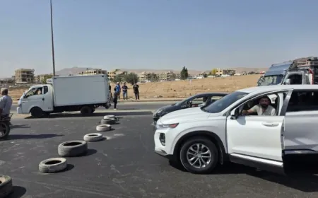 أهالي جوبر يقطعون الطرق احتجاجاً على تأخر الإعمار والمخطط التنظيمي