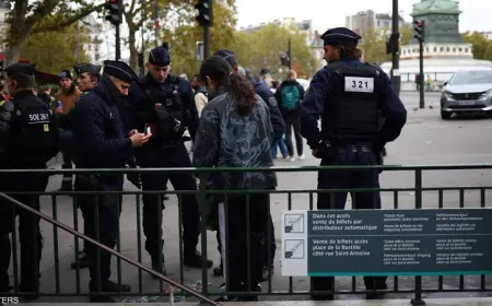 توقيف 135 شخصاً خلال احتجاجات واعتقالات جديدة في قضية هجوم باريس