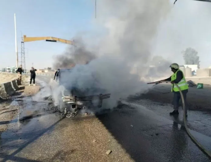 انفجار في سيارة للأمن بريف دير الزور الغربي