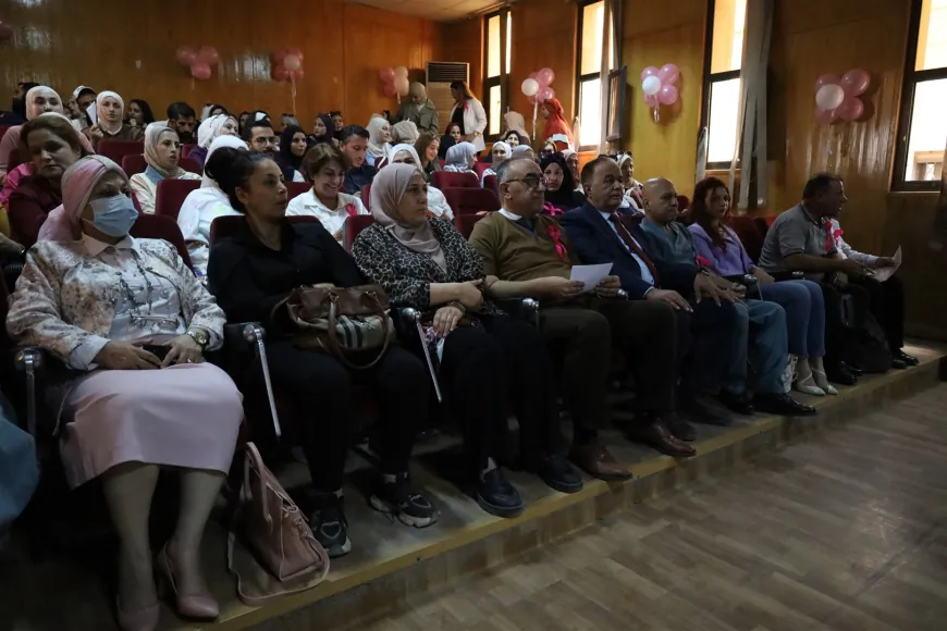 انطلاق حملة شهر أكتوبر الوردي للتوعية والوقاية من سرطان الثدي في الحسكة