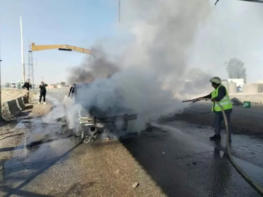 عبوة لاصقة وراء انفجار سيارة في ريف دير الزور وإصابة شخصين