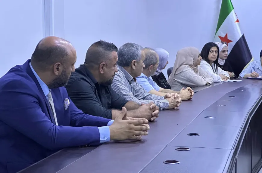 اجتماع مع رؤساء مجالس البلديات لبحث آلية عمل المجالس وتطوير أدائها