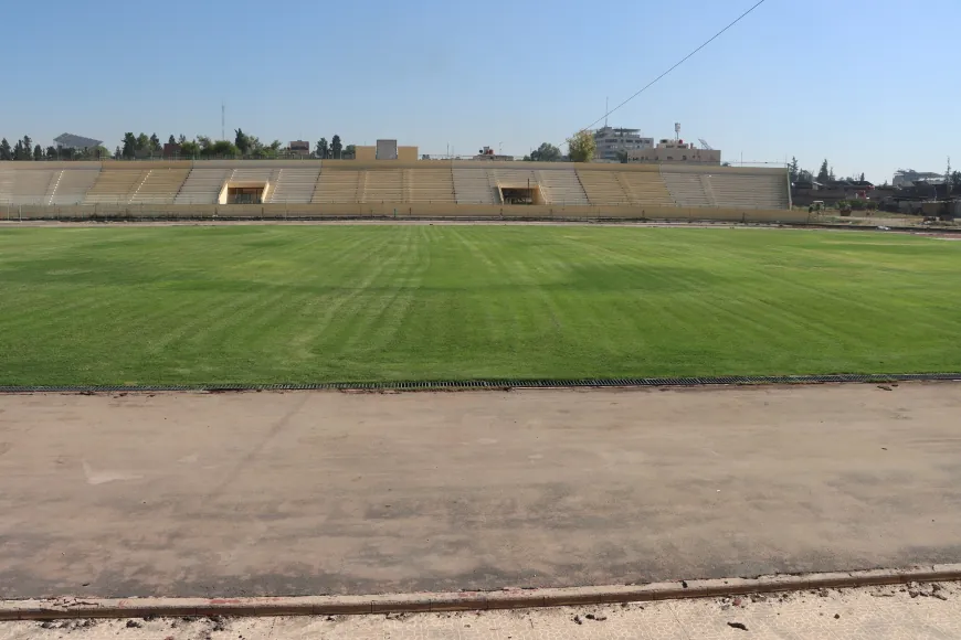ملعب "12 آذار" يستعد لاستضافة مباريات الدوري السوري الممتاز بعد إعادة تأهيله