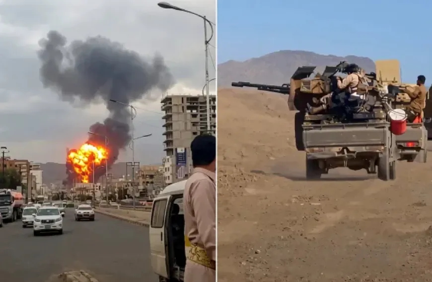 صاروخان يستهدفان مطار عدن والتحالف يدمّر منصتي إطلاق في صعدة