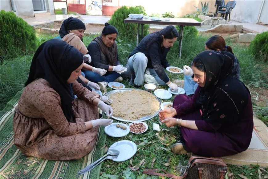 مؤتمر ستار في تل تمر يحيي وصية الشهيدة بيريتان بصنع الحلاوية