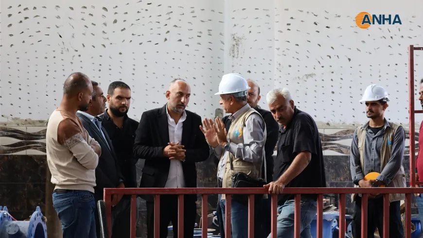 أعمال صيانة في محطة مياه علوك لتحسين كفاءة الضخ والحد من التسربات