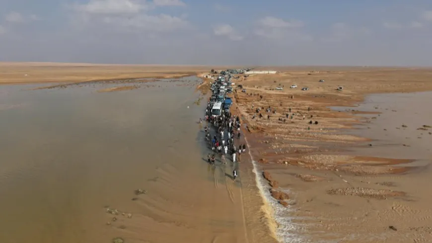 حالة الطرق بعد السيول في سوريا