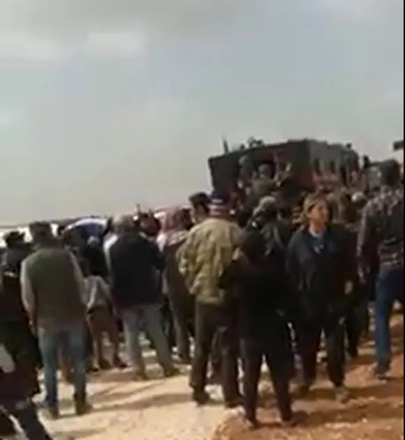 Afrin people : reject aid from who is responsible what we are now