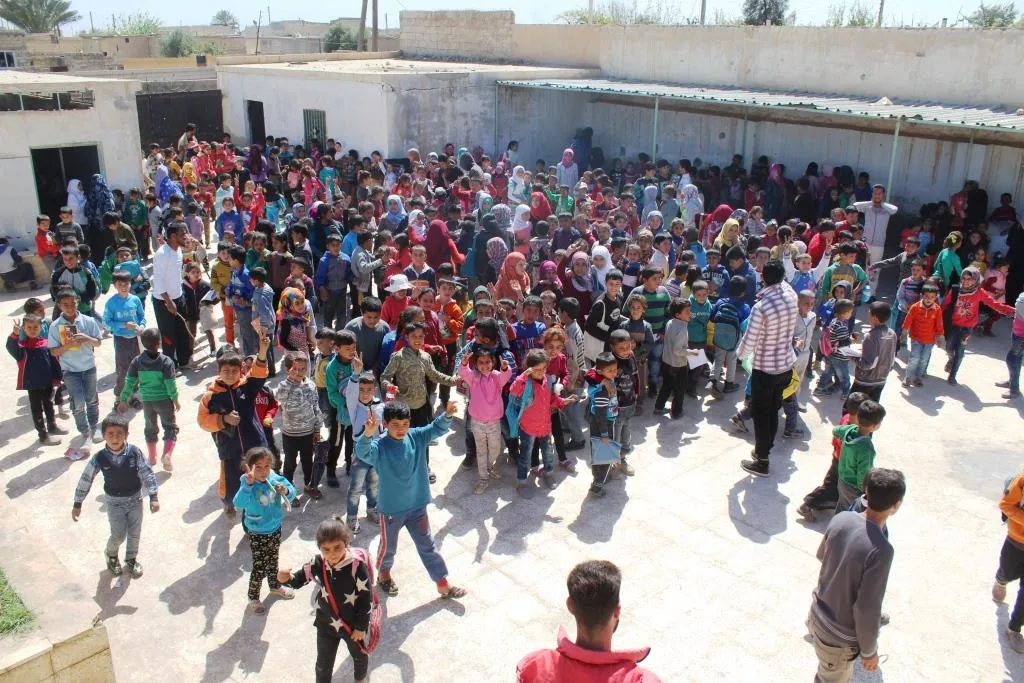 Two schools opened in al-Jazra neighborhood