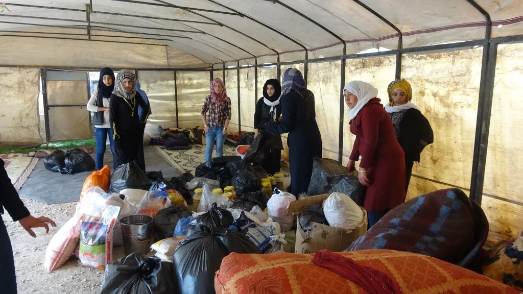 Fundraising campaign for Afrin in Ain Issa