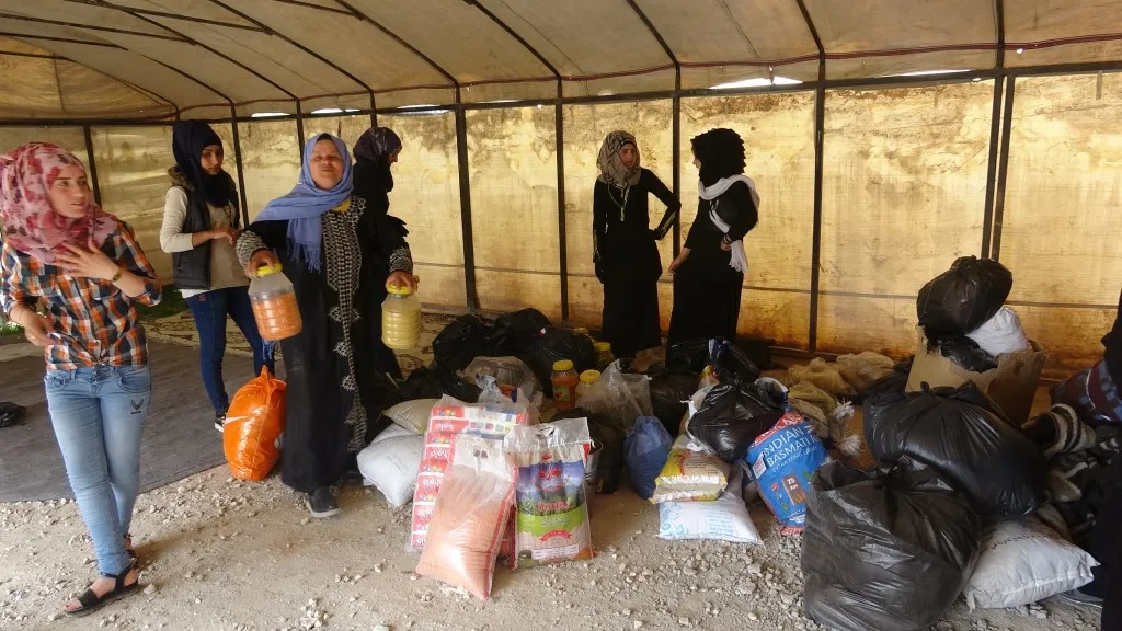 Fundraising campaign for Afrin in Ain Issa