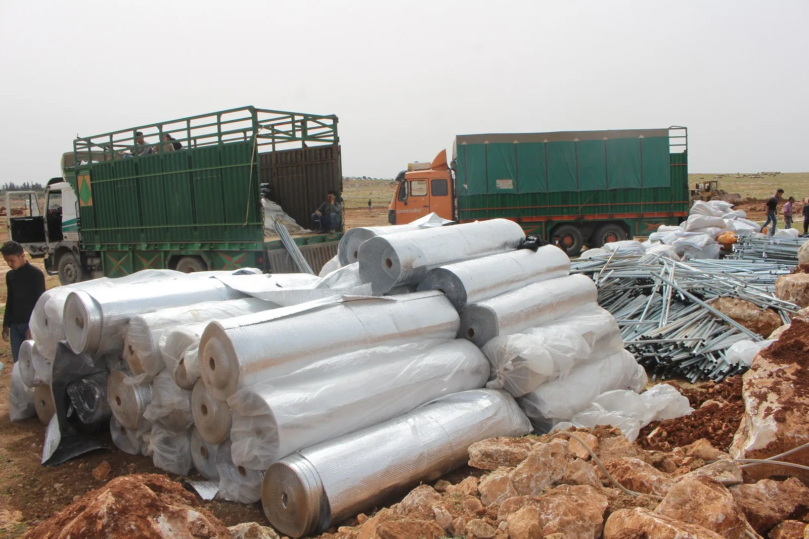 Lack of capabilities ...Project  to build camp in al-Shabba