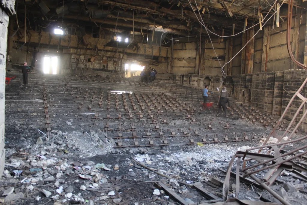 Huge process in stages to rehabilitate culture center in al-Tabqa by culture committee