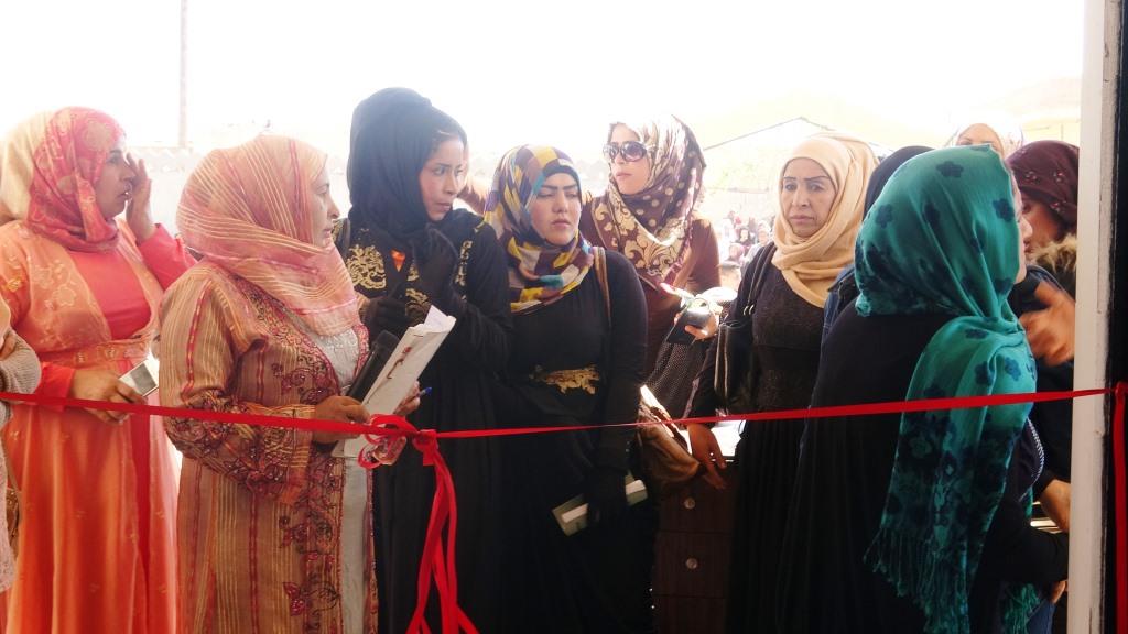 Opening women center in al-Khatounia