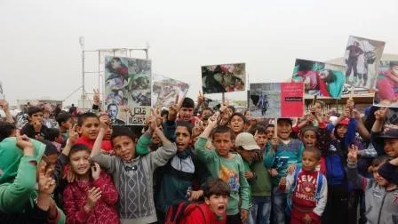 "What is guilt of Afrin's children to be killed , displaced?"