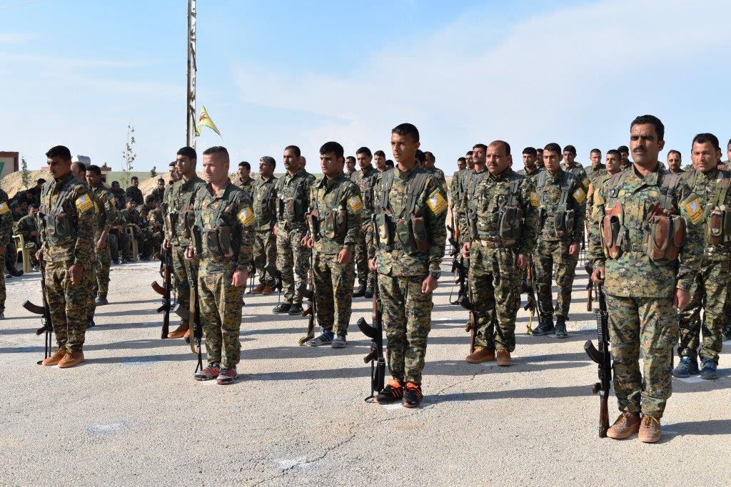 5th training course for SDF's commanders opened in Ain Issa
