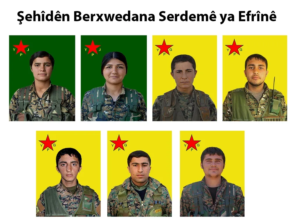 YPG disclosed 7 Resistance of Age martyrs' record
