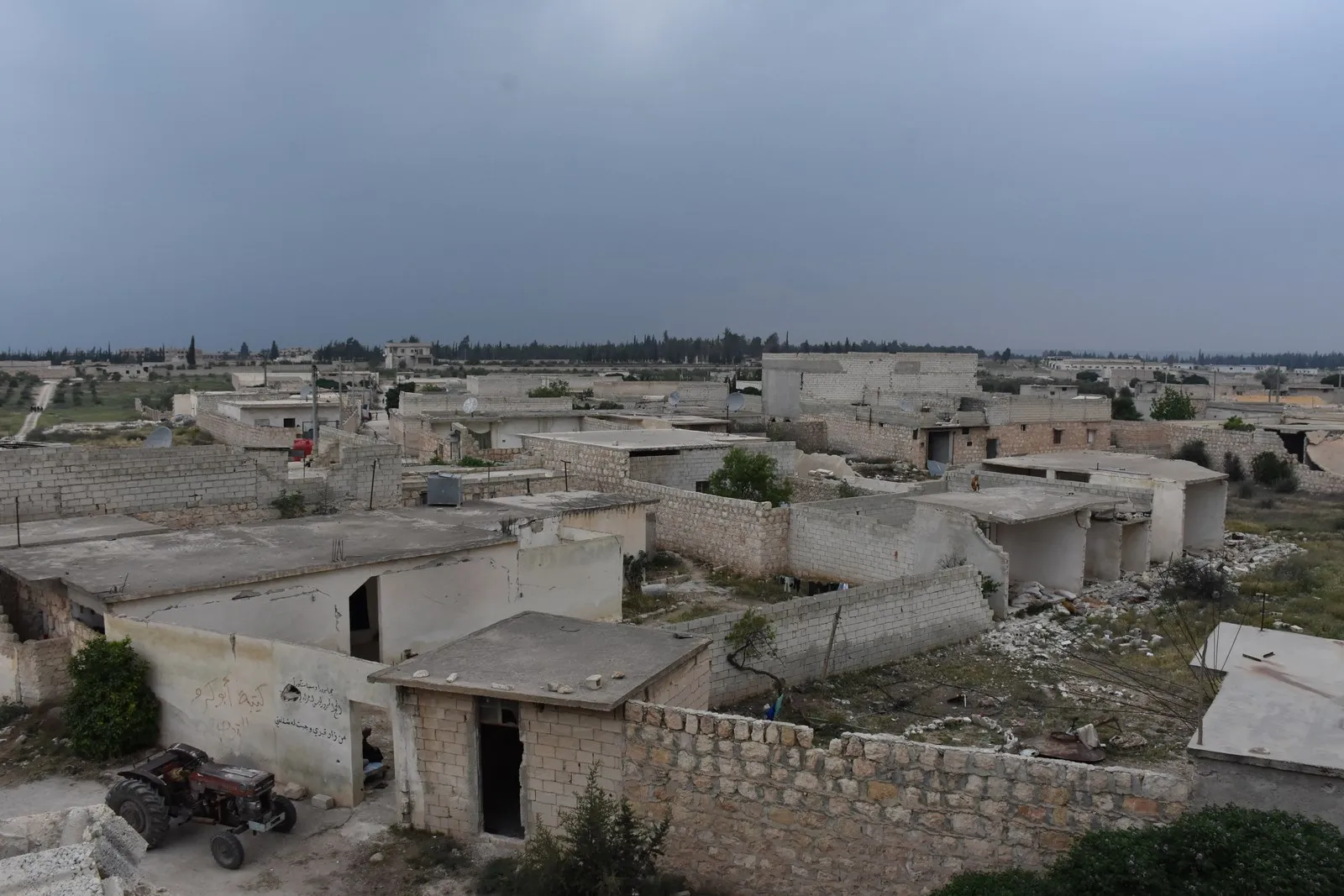 The destroyed village of Babens became a shelter for 2,184 families from Afrin