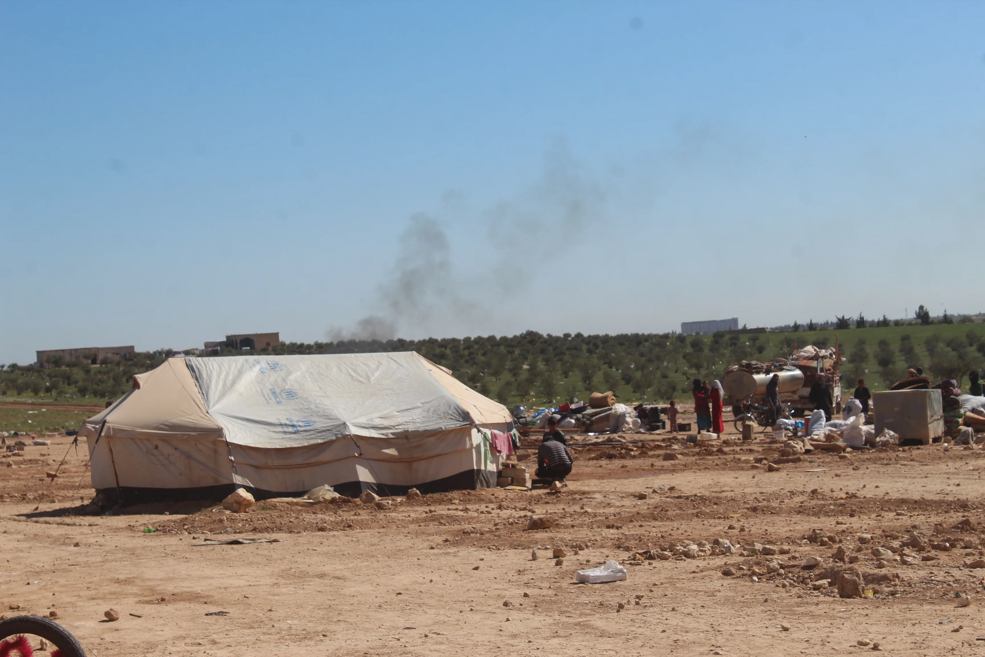 Due to huge number, some Manbij camp’s refugees moved