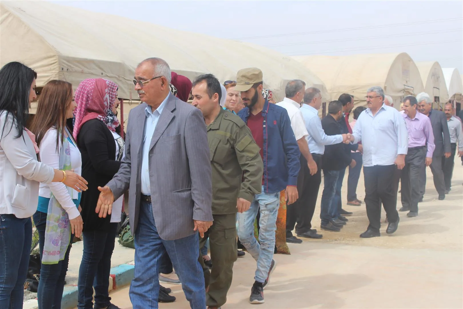 Influx of participating personalities, delegations in forum in North Syria