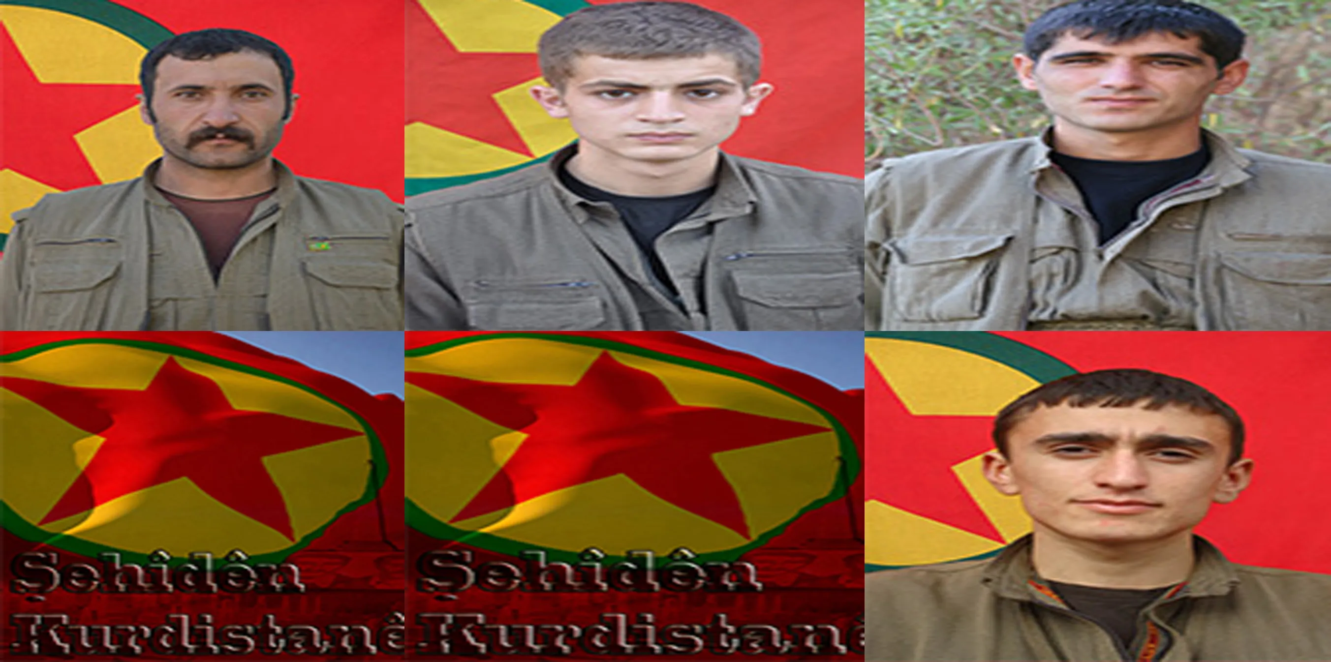 (HPG) reveals record of 6 of its fighters martyred in Osman