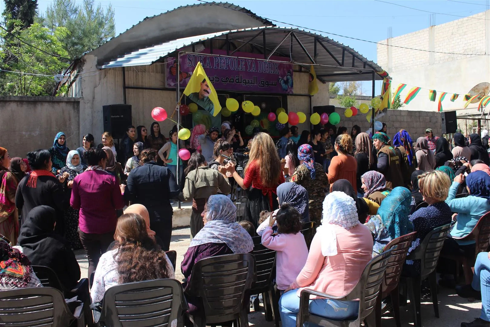 Opening first Women's Market in Rojava, North Syria
