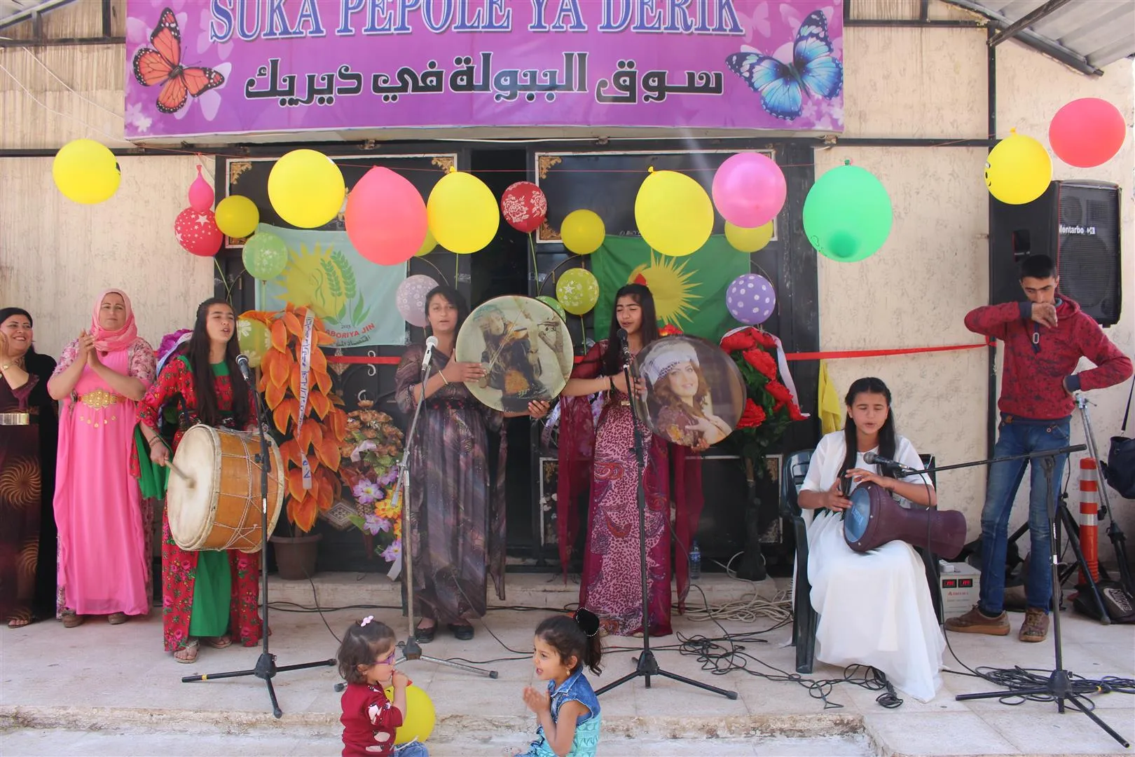 Opening first Women's Market in Rojava, North Syria