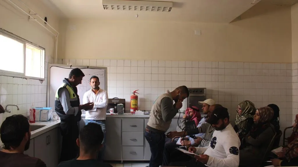 First-aid training course ended in Tel Hamis