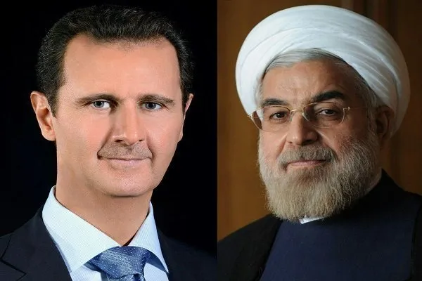 Assad briefed Rouhani on American strikes' details