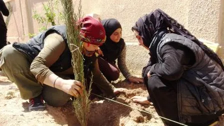Opening park named "Apo", Tree-planting campaign