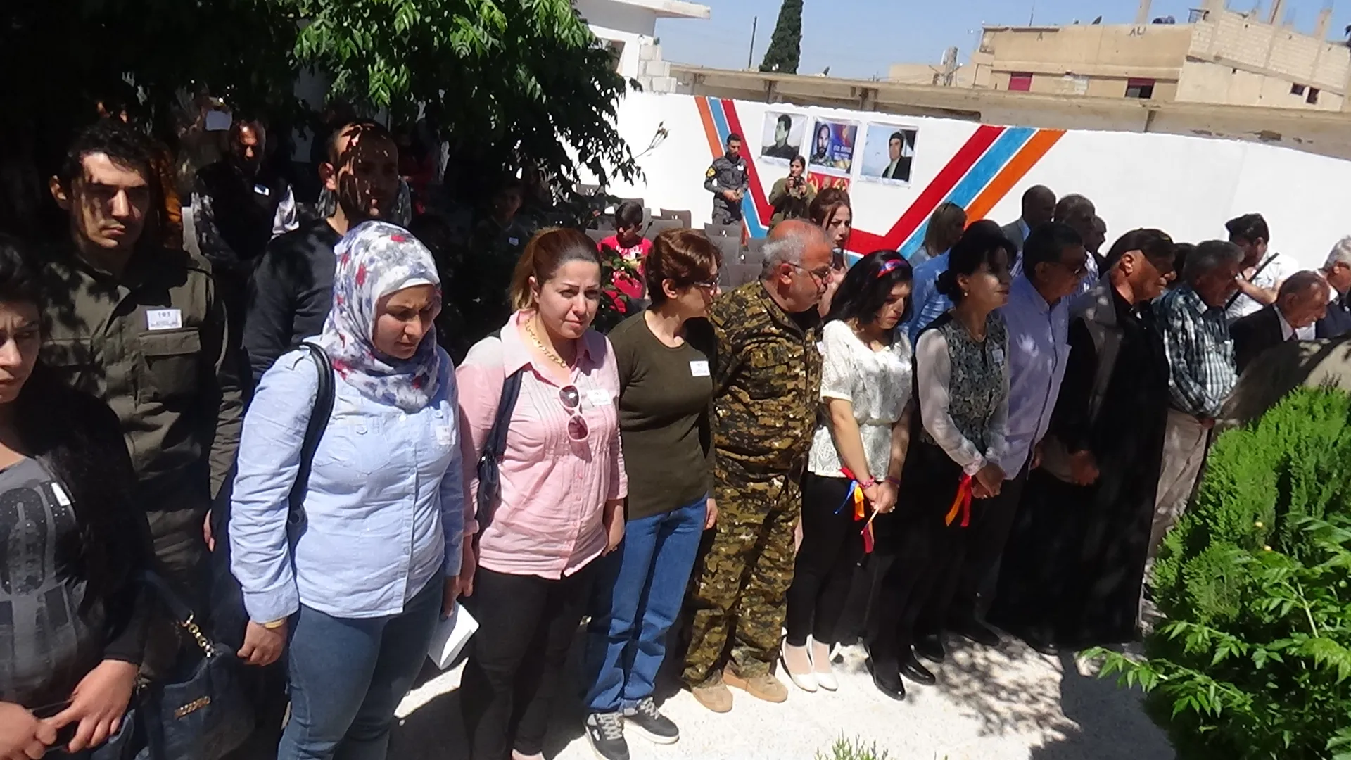 Serê Kanîyê components commemorated Armenians massacres’ victims