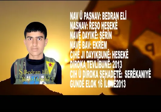 Rasho Hasakah.... Story of martyr struggled to achieve freedom