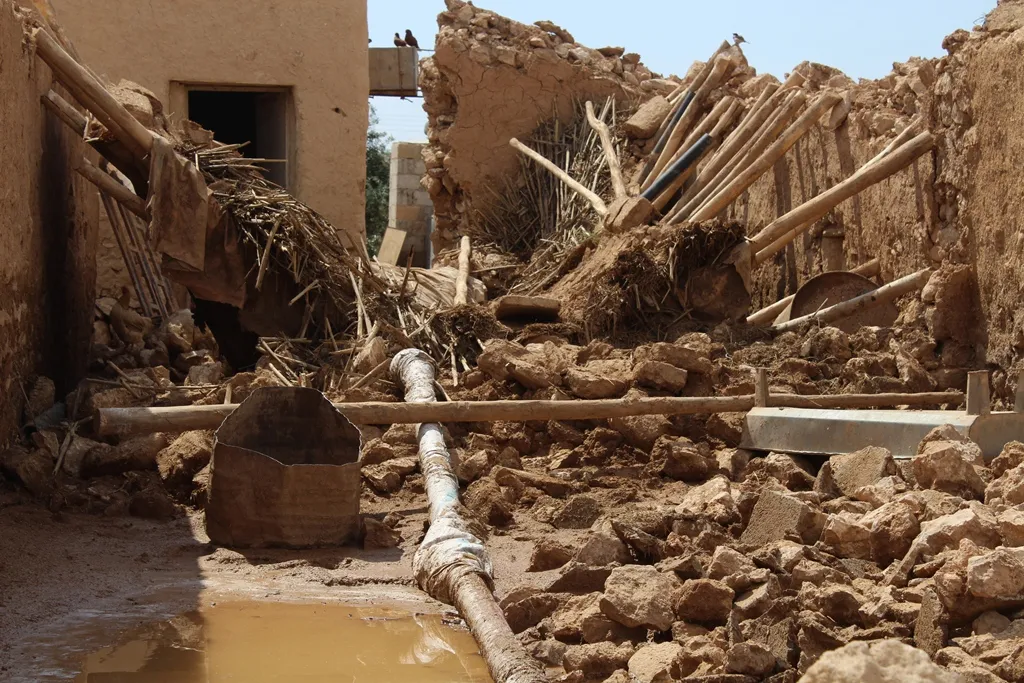Torrents in al-Jarniah kill citizens, destroy homes, agricultural fields