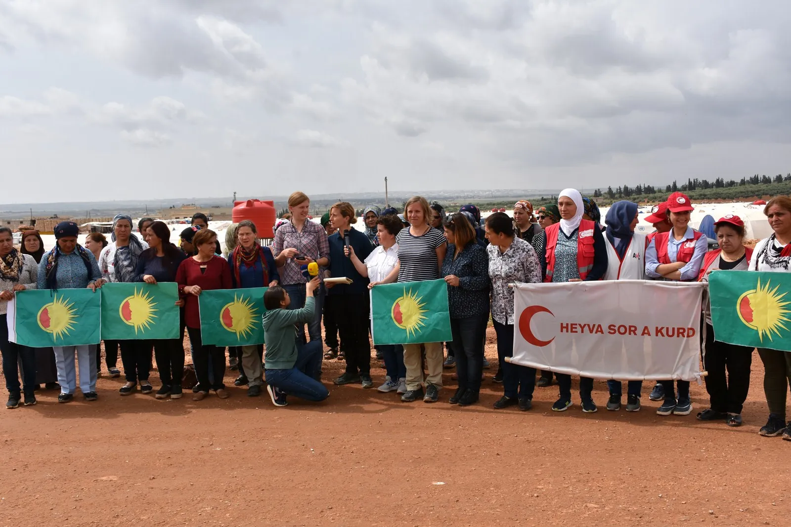 German women’s delegation calls recognition of al-Shahba camps