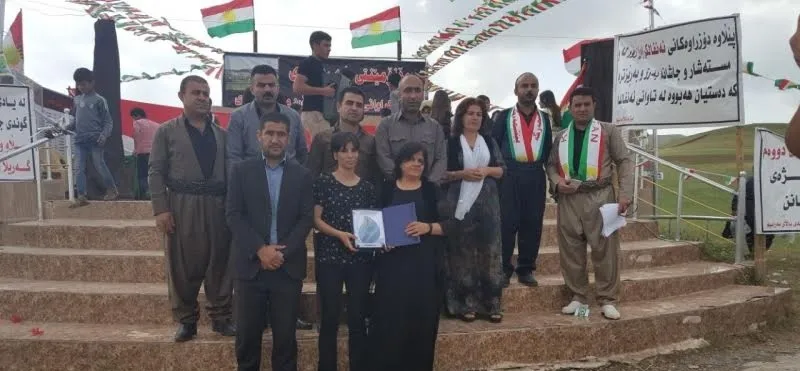 Shield of Afrin Resistance granted to representatives of Rojava in Başûr