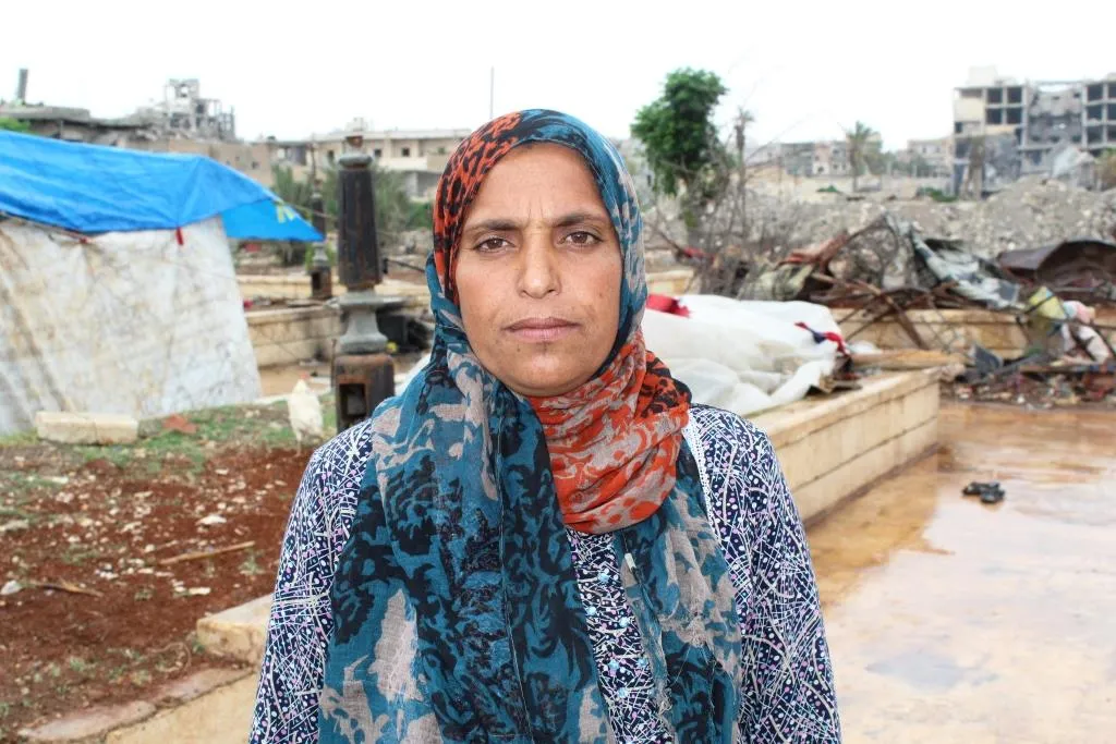 Their house destroyed, now stay in a tent, they ask for help