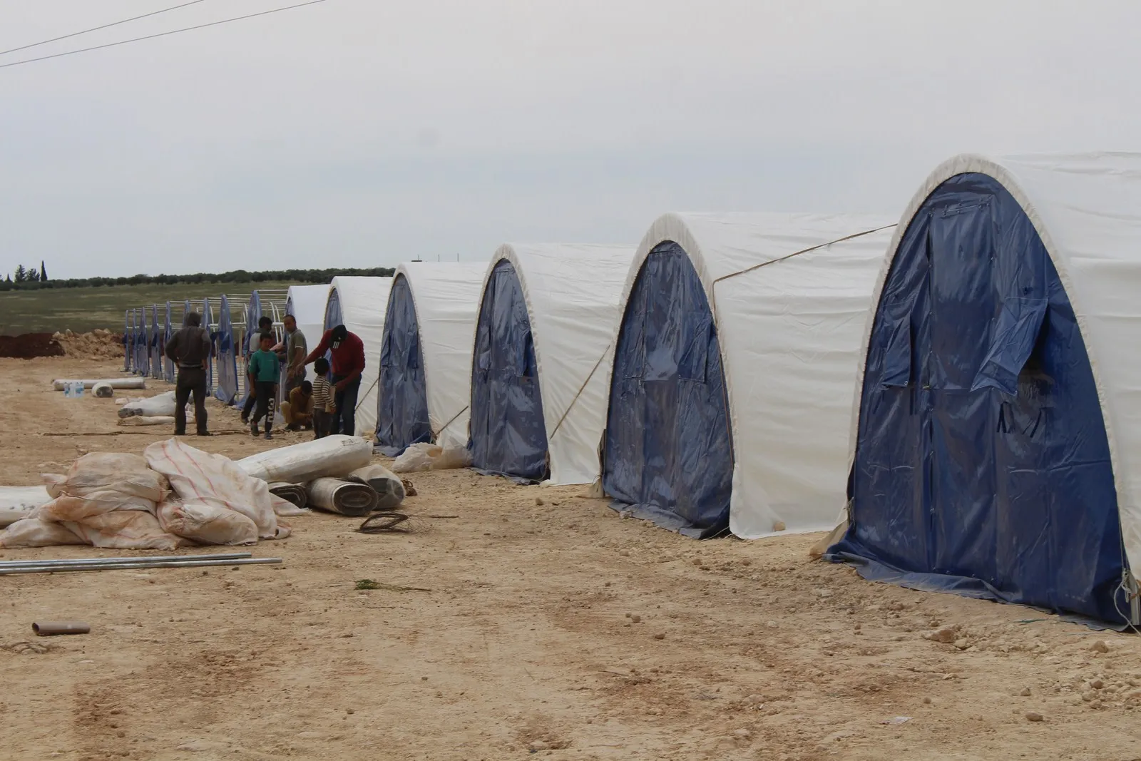 Serdem camp from 150 to 400 tents