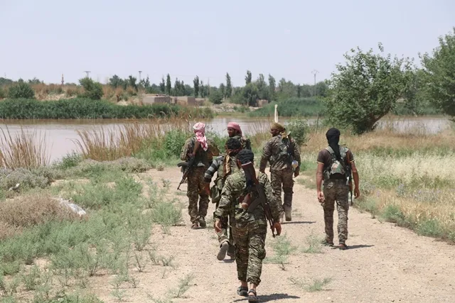 Engineering teams cleared Baghouz of mines
