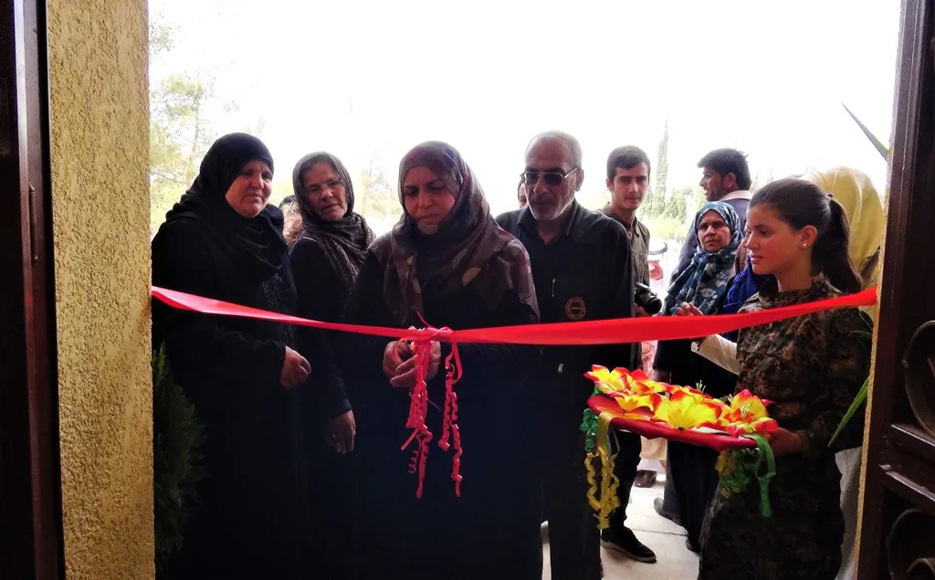Martyrs' Families Institution opened in al-Tabqa coincides with Labors Day