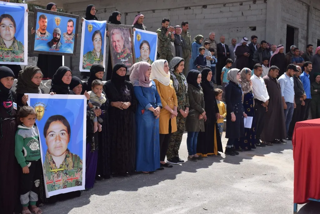 Absentia ceremony for Manbij Military Council’s martyr Asia