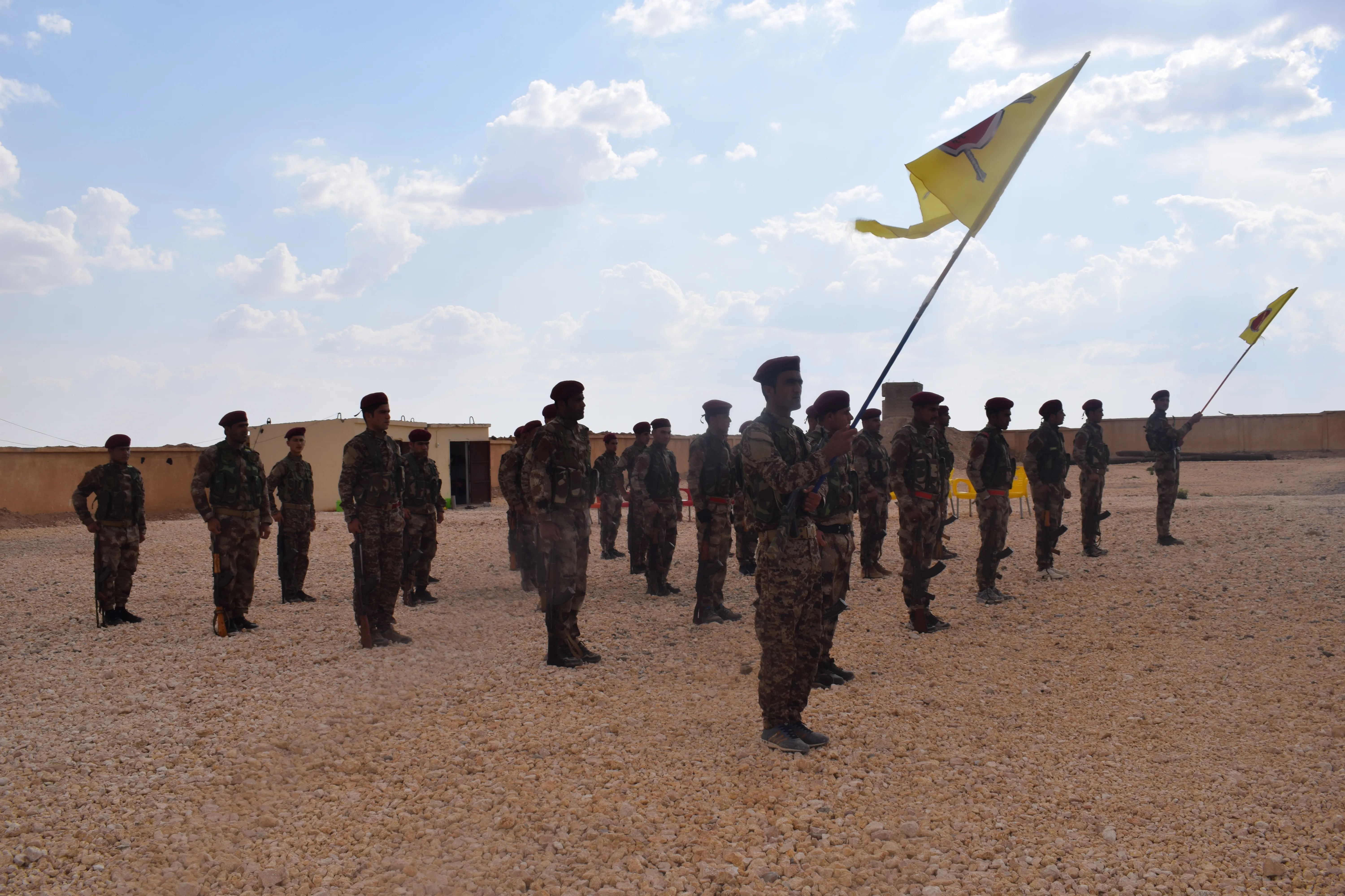 Martyr Siyamend Academy opened 5th military discipline's course