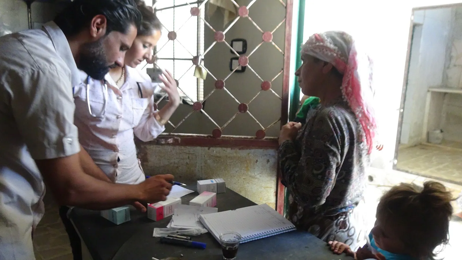 Babens clinic alleviates peoples' suffering amid lack of equipment, medicines
