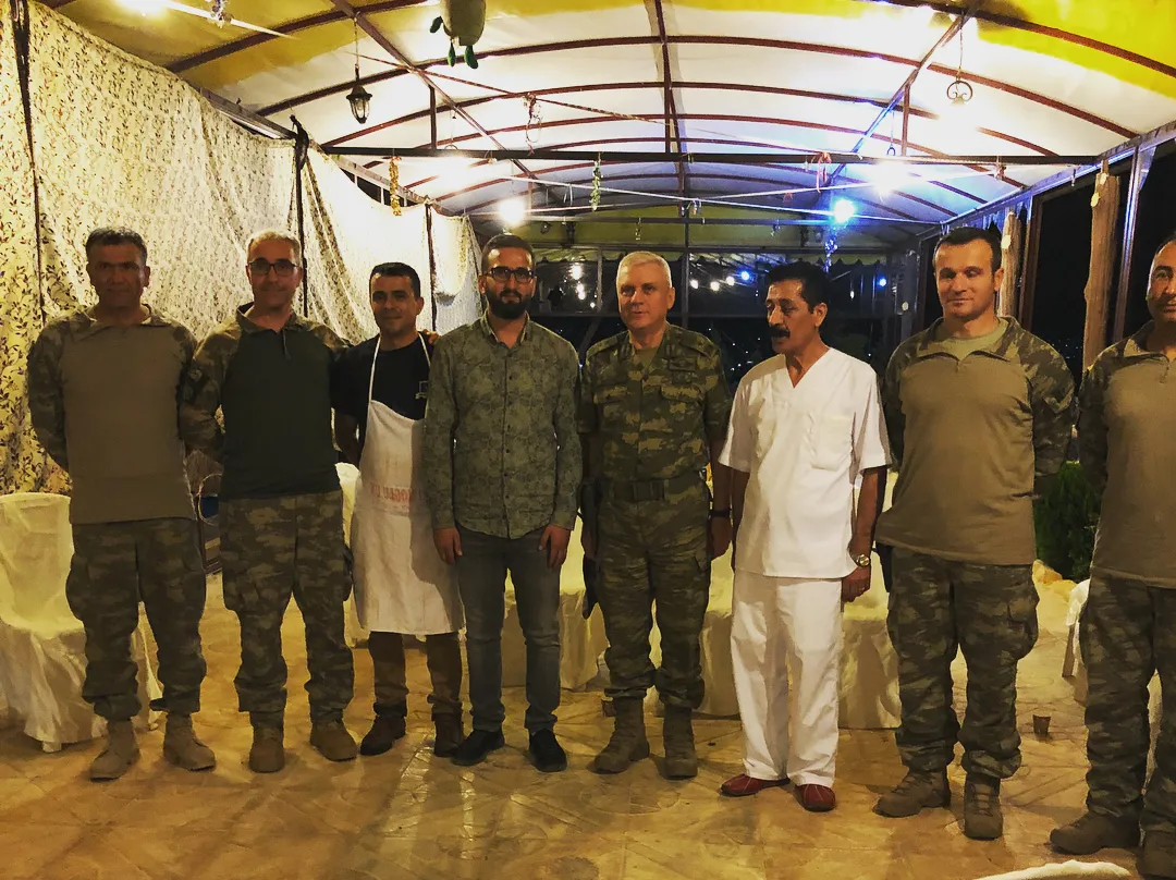What did Ismail Matin do in his secret visit to Afrin?
