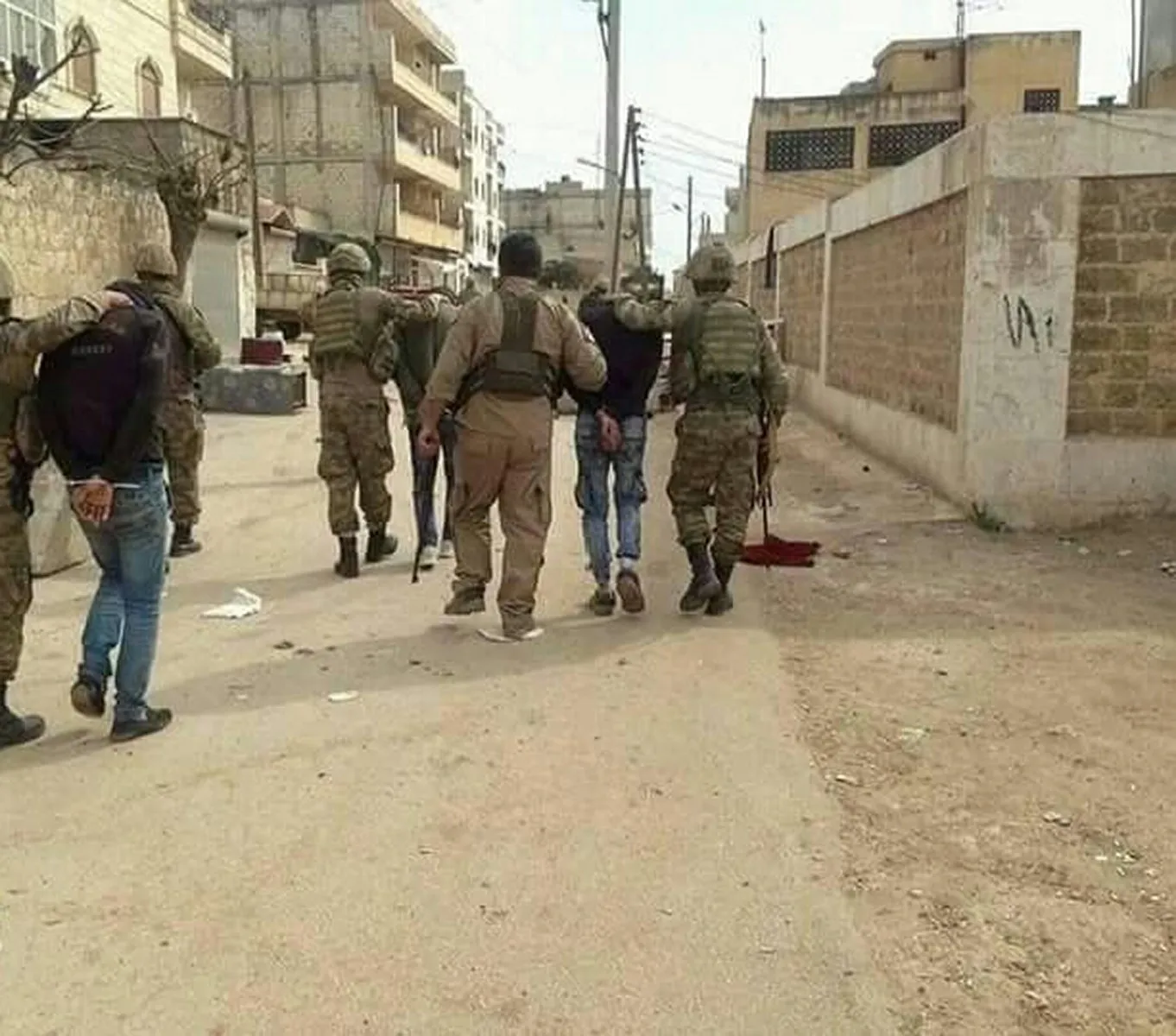 Mercenaries force people to donate blood to their elements