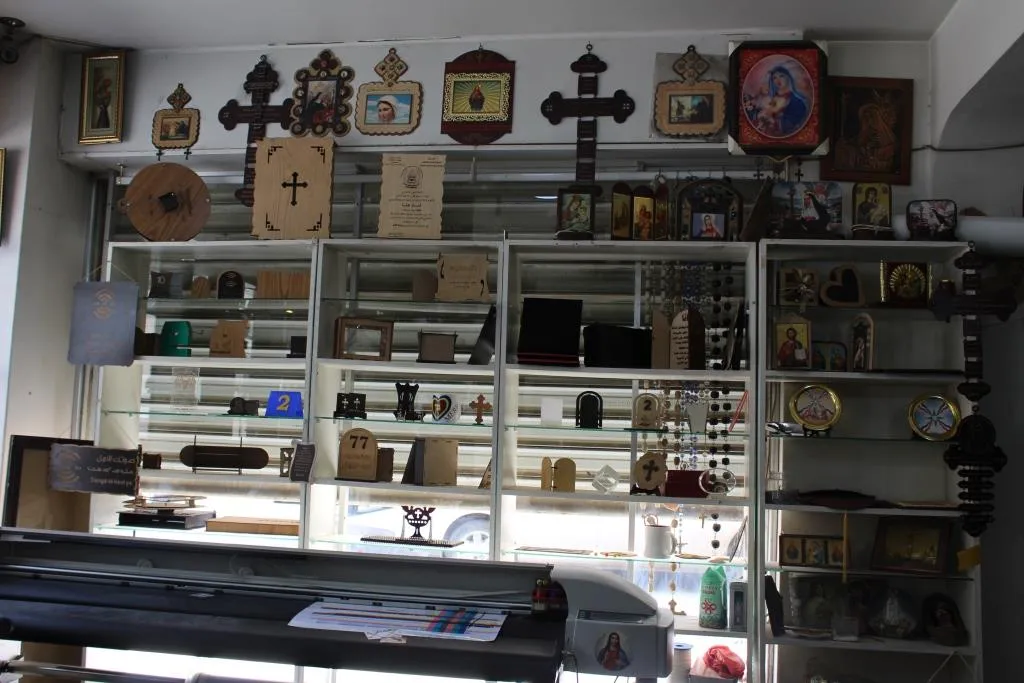 Making symbols of diverse religions, by his craft, he celebrates pluralism