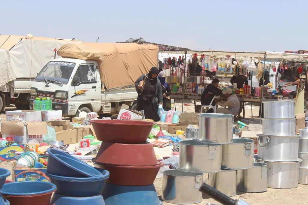 Al-Hisha market, source of livelihood for poor families